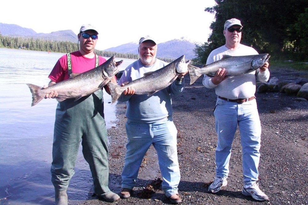 Man holding a fish